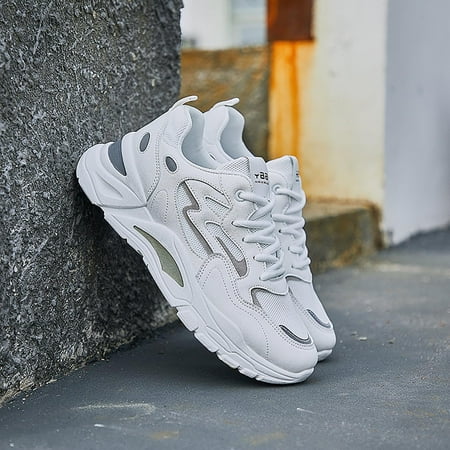 

Aueoeo Fashion sneakers for women platform Daddy s Shoes Women s Flat Running Shoes Sneakers