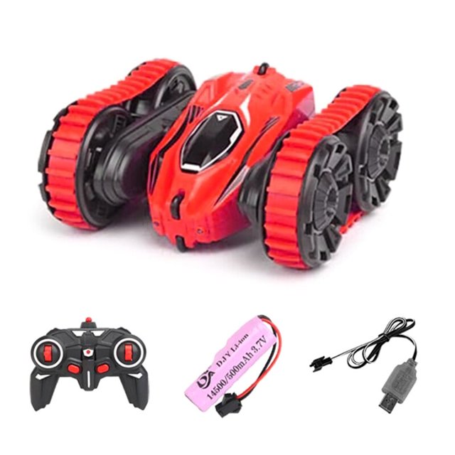 Coche de juguete teledirigido 4WD, Buggy todoterreno con deformación y Control remoto, 2,4G, volteo de 360 grados