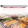thumbnail image 2 of 36" Commerical Food Heat Lamp Overhead Food Warmer Hanging-mounted 30-85 Heater Corded Strip Food Warmer 36" 110V Infrared Strip Heater 600W Commercial Station Corded Food Warmer, 2 of 12