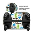 thumbnail image 4 of PAYOHTO Highly Elastic Spandex Suitcase Cover Luggage Cover Large Fits 25 to 28 Inch ILove Music, 4 of 8