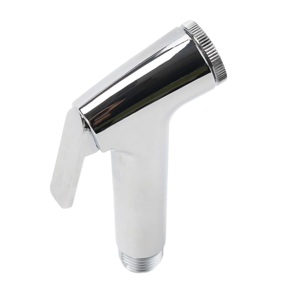 Handheld Bidet Sprayer For Toilet Cleaning – ABS Chrome Bathroom Faucet Attachment With Flexible Hose, Pet Shower Head, G1/2 Thread, Gentle Low-Spray Design
