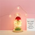 thumbnail image 3 of Artificial Rose Fake Flower LED Light Home Decor In Glass Dome for Birthday  Thanksgiving Day  Valentine‘s Day  and Mother‘s Day, 3 of 9