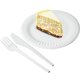 thumbnail image 3 of Platos desechables de cartón de 100-23 cm Paquete de 100 - Platos desechables fuertes y duraderos - Se pueden usar para alimentos fríos o calientes en el microondas. Afortunado Sencillez, 3 of 4
