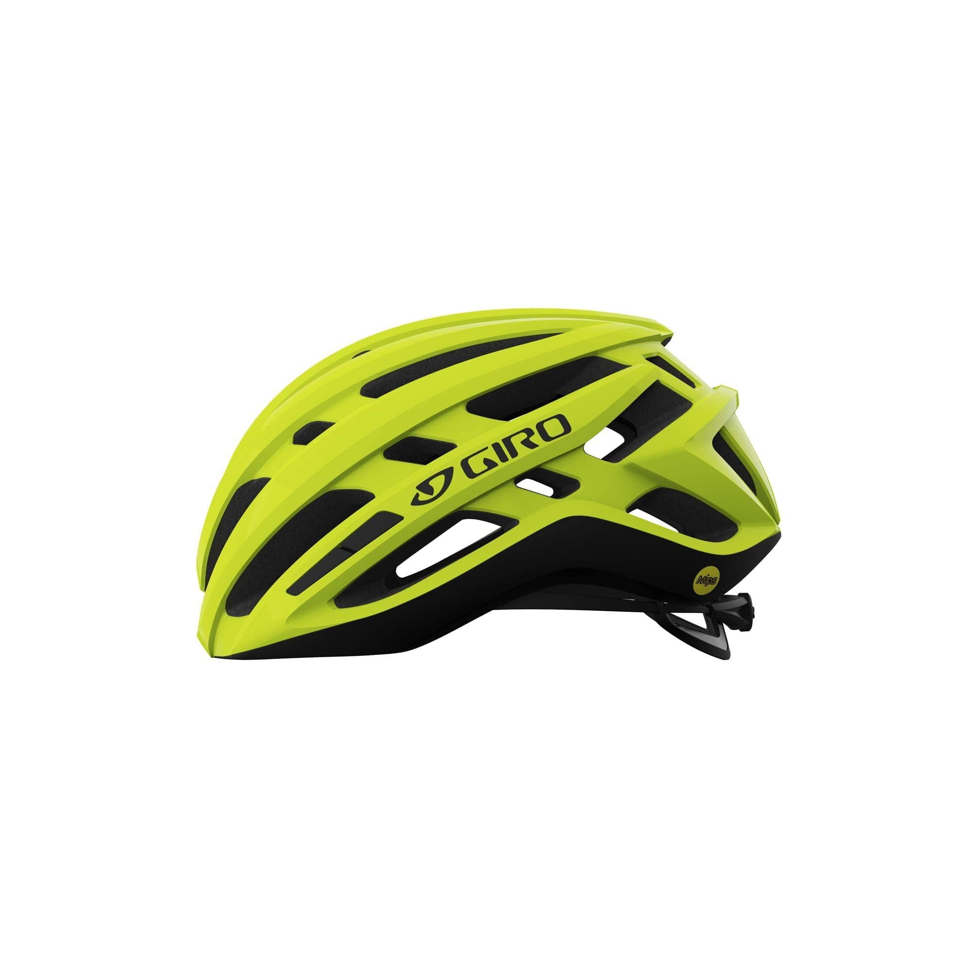 Giro Agilis MIPS Mens Road Cycling Helmet - Highlight Yellow 2022, Small