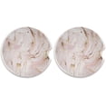 thumbnail image 2 of FREEAMG Rose Gold Marble Car Coaster for Cup Holders,2 PCS Absorbent Ceramic Car Cup Coasters Universal Vehicle Non-Slip Car Cup Holder Coaster, 2 of 6