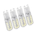 thumbnail image 1 of Lámpara de maíz con bombilla LED G9 de 4 piezas, bombillas LED regulables de 3000 K, bombilla de araña para lámpara de escritorio, lámpara colgante 5W, 1 of 8