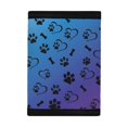 thumbnail image 3 of Chririnla Trifold Card Wallet Paw Print Heart Bone Pattern Foldable Small Wallet for Outdoor, Polyester Slim Children's Wallet, 3 of 6