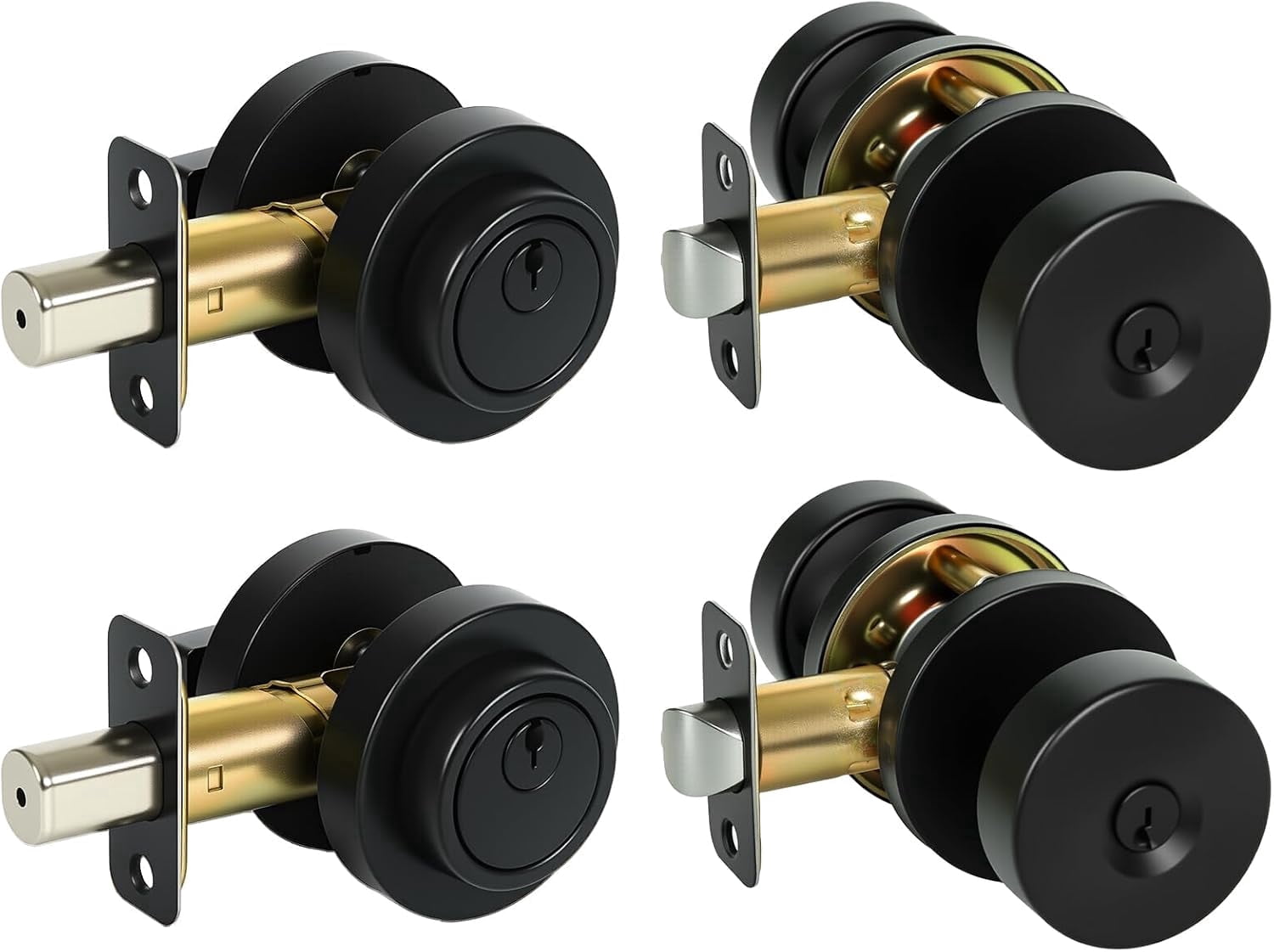 Stanley N280-636 Universal L-Handle Garage Door Lock, Chrome, For
