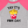 thumbnail image 4 of Inktastic Yay Its Fry Day with Cute French Fries Boys or Girls Baby Bodysuit, 4 of 5