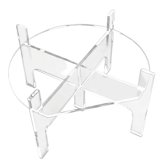 Drink Dispenser Stand, Acrylic Glass Water Juice Drink Beverage Dispenser Floor Pitcher Stand Base for Parties