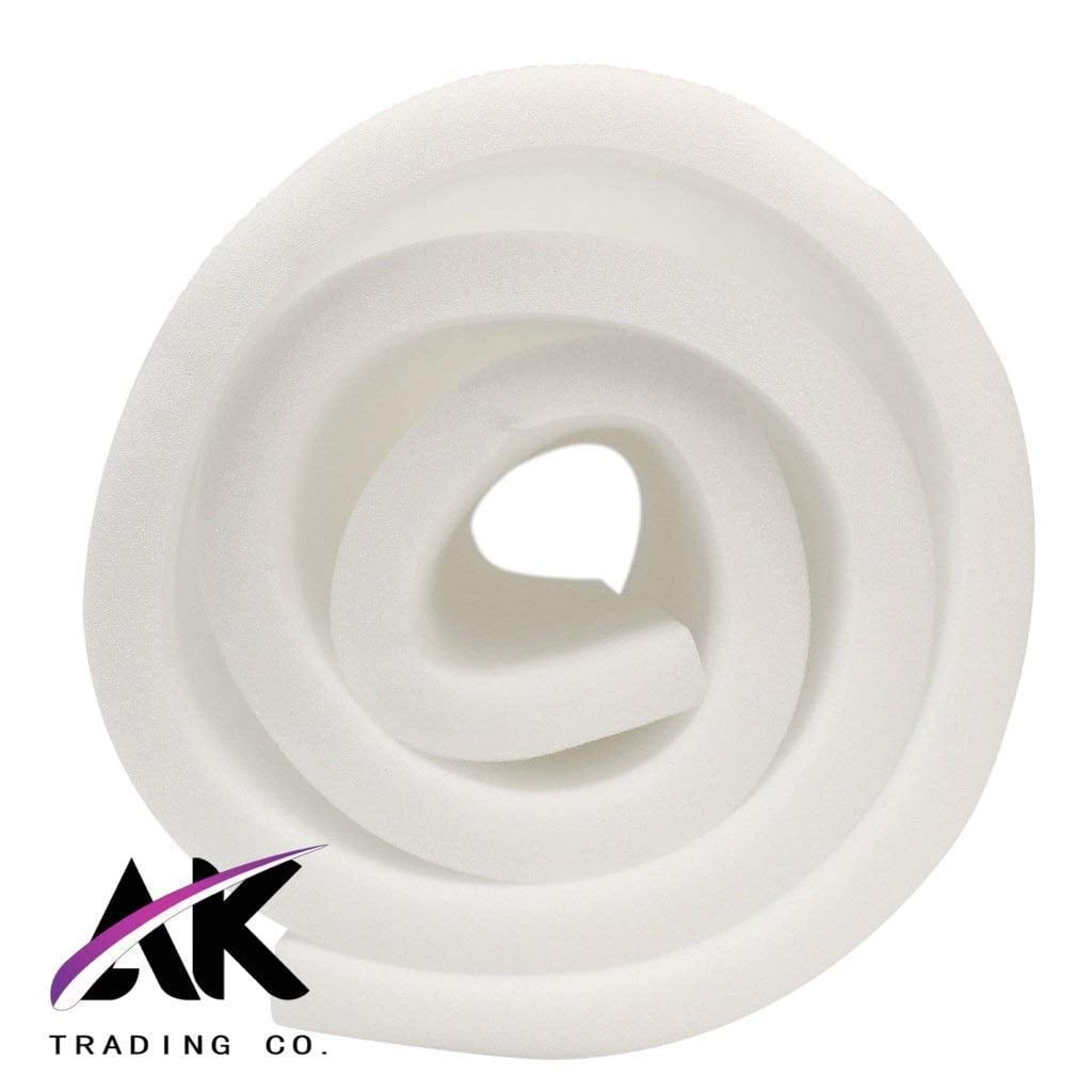 AK TRADING CO. CertiPUR-US Certified Premium Upholstery Foam (Upholstery Padding, Furniture Cushions & Bedding Support) - 3" H x 24" W x 66" L