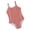 WeeBloom-Red, variant on Toddler Swimsuit Girl Floral Print One Piece Upf 50 Sun Bathing With Ruffle Skirt Soft Swimwear Red Size 3-4 Years