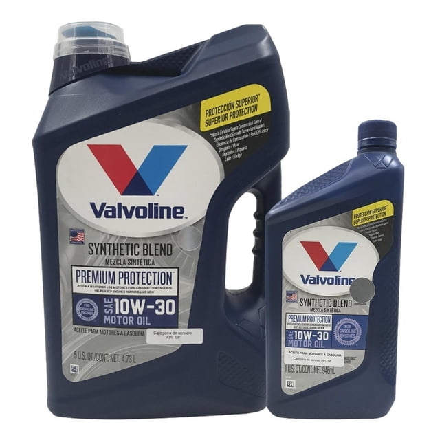 Aceite de Motor VALVOLINE Premium Protection 10W30 6 Litros