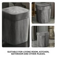 thumbnail image 3 of Masteelf Medium Grey Office Trash Can with Automatic Swing Lid, Airtight Waste Bin for Home, Office, Kitchen, and Bathroom Use, 3 of 8