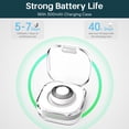 thumbnail image 4 of SIMDOO Ring for Women Men - Fitness & Sleep Tracker, 24/7 Heart Rate & Blood Oxygen, Ceramic Finish, 5ATM+IP68 Waterproof, 5-Day Battery, No Subscription, 4 of 10