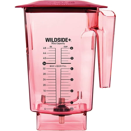 

Blendtec WildSide+ Blender Jar Commercial Grade Hard Lid Red