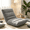 Grey, variant on Dozzle 5-in-1 Adjustable Memory Foam Floor Chair, Foldable Padded Reclining Sofa Bed for Gaming, Reading, Napping, Meditation and Pet Resting, Grey