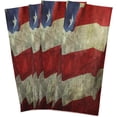 thumbnail image 6 of Vintage American USA Flag Tea Towels Set of 6 Flag Day Kitchen Dish Cloth with Hanging Loop, 18"x28"Lint-Free Absorbent Towel for Kitchen Drying Wiping and Cleaning, 6 of 7