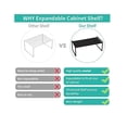 thumbnail image 6 of Forthcan Expandable Cabinet Shelf Organizers Under Sink and Counter Top Organizer Black, 6 of 8