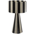thumbnail image 6 of Modway Renae Handwoven Cotton Thread Striped Table Lamp in Black by Modway, 6 of 10