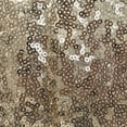 thumbnail image 2 of Your Chair Covers - 132 Inch Round Glitz Sequin Tablecloth Champagne, 2 of 2