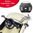 thumbnail image 2 of Montable Electrico para Niños The Baby Shop Cooper con Control Remoto Luz Led 12v Beige, 2 of 6