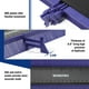 thumbnail image 3 of Kit combinado: medidor de contorno y regla angular WORKPRO, 3 of 7