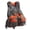 Orange, variant on Fly Fishing Vest for Men Women, Comfortable Adjustable Fishing Vest with Multi-Pockets Reflective Stripes, Lightweight and Durable Unisex Strap Fishing Vest Pack, for Fly Bass Fishing,Black