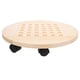 thumbnail image 1 of Soporte para plantas con ruedas, carrito de madera para plantas, macetas, base redonda para macetas, soporte móvil para macetas, 1 of 7