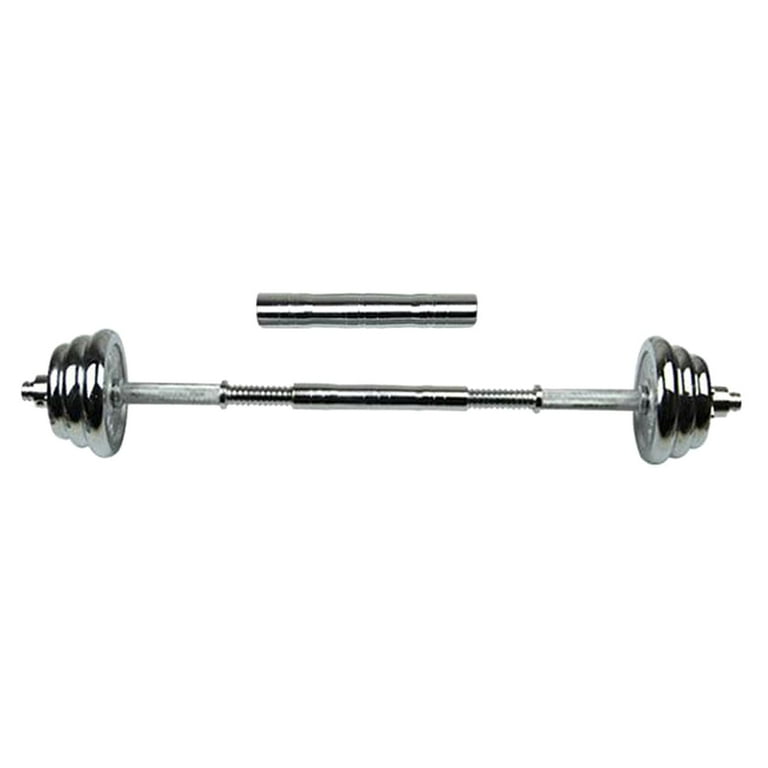 1 Dumbbell Bar Extension Extender Dumbbells Coupler Hardware Weight Parts 30cm