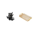 thumbnail image 1 of Sujetalibros Decorativo Para Estantería, Armario, Plato De Postre, Bandeja De Mesa De Centro, Asa Para Servir, Guardar Joyas, Ideal Para Comedor, Inauguración De Casa, Dormitorio O Fiestas., 1 of 8