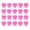 Pink, variant on Miangastore Fire and Smoke Free Heart Shaped Candles Pink Plastic 24Pcs Romantic Scenes
