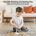 thumbnail image 5 of PlanToys® Stacking Cups Ring Wooden Montessori Size and Colour Sorting Toy | Fine Motor, Early Math and Coordination Development | Eco Friendly Educational Activity for Toddlers, 5 of 9