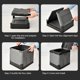 thumbnail image 3 of Ndcxsfigh Inodoro Plegable para Exteriores Cubo Inodoro para Coche para Viajes Camping Senderismo (gris Negro), 3 of 9