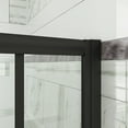 thumbnail image 6 of Sunny Shower Sliding Shower Door 36 in.D x 36 in. W x 72 in. H in Black Check with Shower Base, 6 of 16