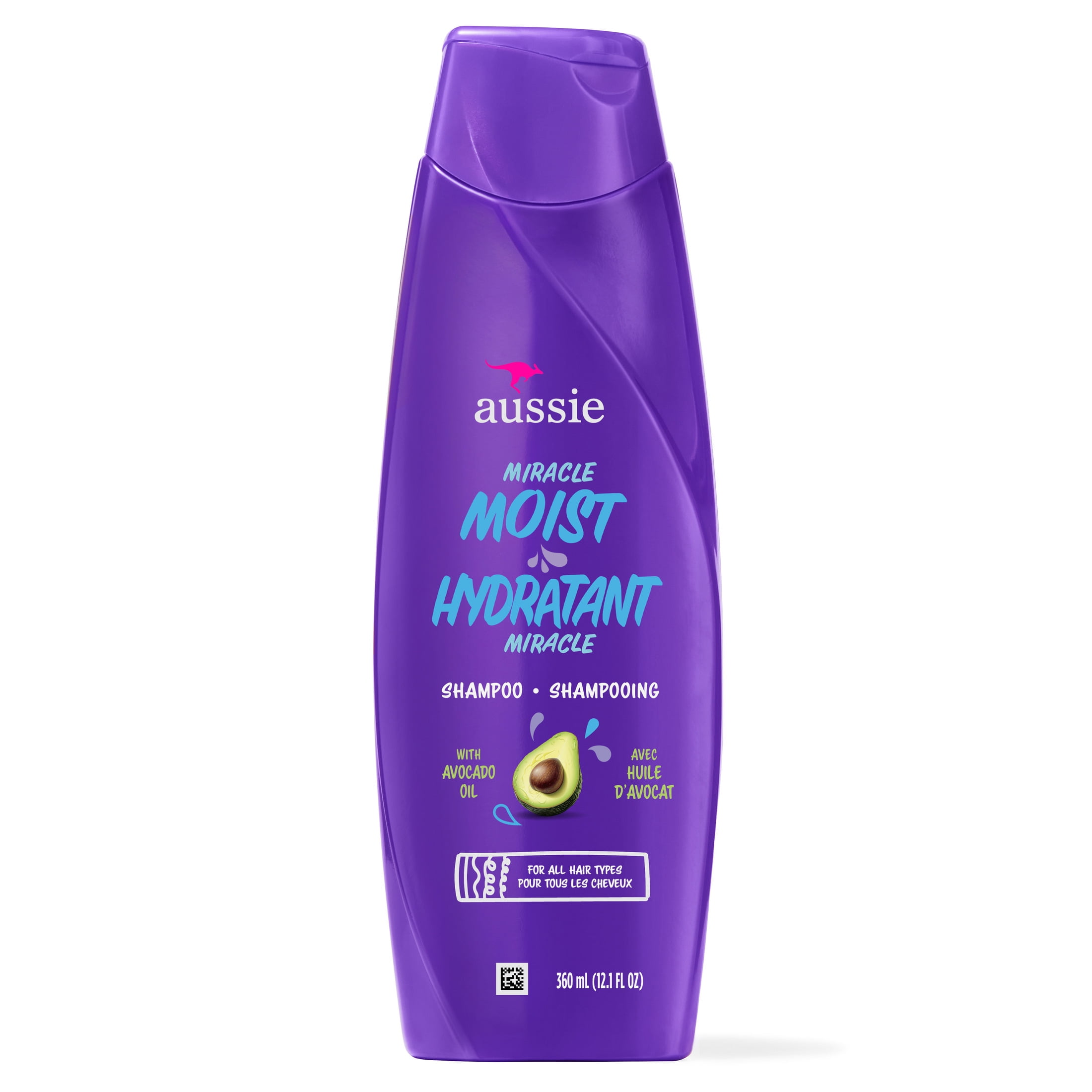 Aussie Miracle Moist Shampoo for All Hair Types with Avocado