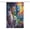 style-1, variant on Wolves in The Moonlight Shower Curtain Fabric Bathroom Decor with Hooks