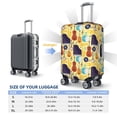 thumbnail image 6 of Daiia Musical Instruments Luggage Cover, Thickened Washable Travel Luggage Covers, Elastic Unique Baggage Covers for 18-20 inch Luggage-Medium, 6 of 9