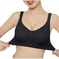 thumbnail image 4 of Bras for Women Full Coverage Seamless Bras Wireless Comfortable Free Bras Body-shaping Supportive Bras Moisture Wicking Sport Bras for Gym Workout Yoga Bras Plus Size, 4 of 6