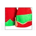 thumbnail image 5 of Elf Hats for Men and Women Soft Striped Felt Hat Christmas Party Santa Hat Holiday Accessories Green, 5 of 5