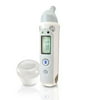 PyleHealth Bluetooth Ear Forehead Thermometer - Dual Digital, Infrared, Portable Professional Electronic Wireless Medical Temperature Measurement - For Baby Kids Children Adult Use - PHTM20BTGR Gray