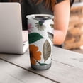 thumbnail image 4 of 20 Oz Pioneer Flower and Bird Coffee Tumbler Double Wall Insulated Stainless Steel Water Bottle | Metal Reusable Thermoses Flask with Cup Cap | Leak & Sweat Proof with Anti-Dust Lid, 4 of 7