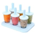 thumbnail image 2 of CRCMUHE Cake Mould 6PC/1 Set Circular With Lid Ice Tray DIY Ice Cream Mold, 2 of 5