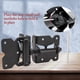 thumbnail image 3 of Bisagras de Puerta de Automático de Alta Resistencia para Cercas de Madera, Kit de Herrajes con Bisagras Ajustables A 90 Grados (Paquete de 2), 3 of 9