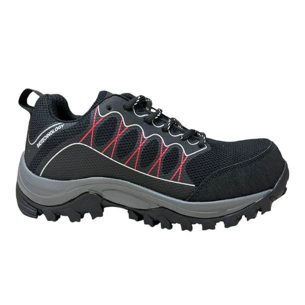 TENIS INDUSTRIAL COURT 200ZXC NEGRO ROJO TALLA 26 PARA MUJER