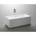 thumbnail image 5 of Vanity Art 66.5'' x 31.5'' Freestanding Soaking Bathtub, 5 of 5