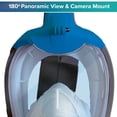thumbnail image 4 of Aqua Dolfino Full Face Mask for Snorkeling, Blue, L/XL, Ages 12+, 4 of 10