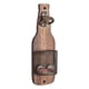 thumbnail image 2 of Abridor de botellas de madera de pared con cesta de hierro forjado | Decoración rústica para cocina y bar | Fácil instalación | Construcción en madera natural y hierro, 2 of 9