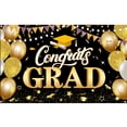 thumbnail image 1 of SXcggal Graduation Banners Senior Banner Class Of 2025 Graduation Decorations Class Of 2025 Banners 2025 Graduation Decor Congrats Grad Banner Senior Night Banner Back Drop Basic Flags, 1 of 5