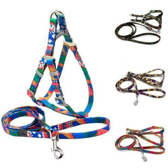Cheers.US Bohemian Style Dog Puppy Strappy Vest Harness Leash Reflective Pet Chest Straps,Pet Supply, Breathable, Reflective, Adjustable